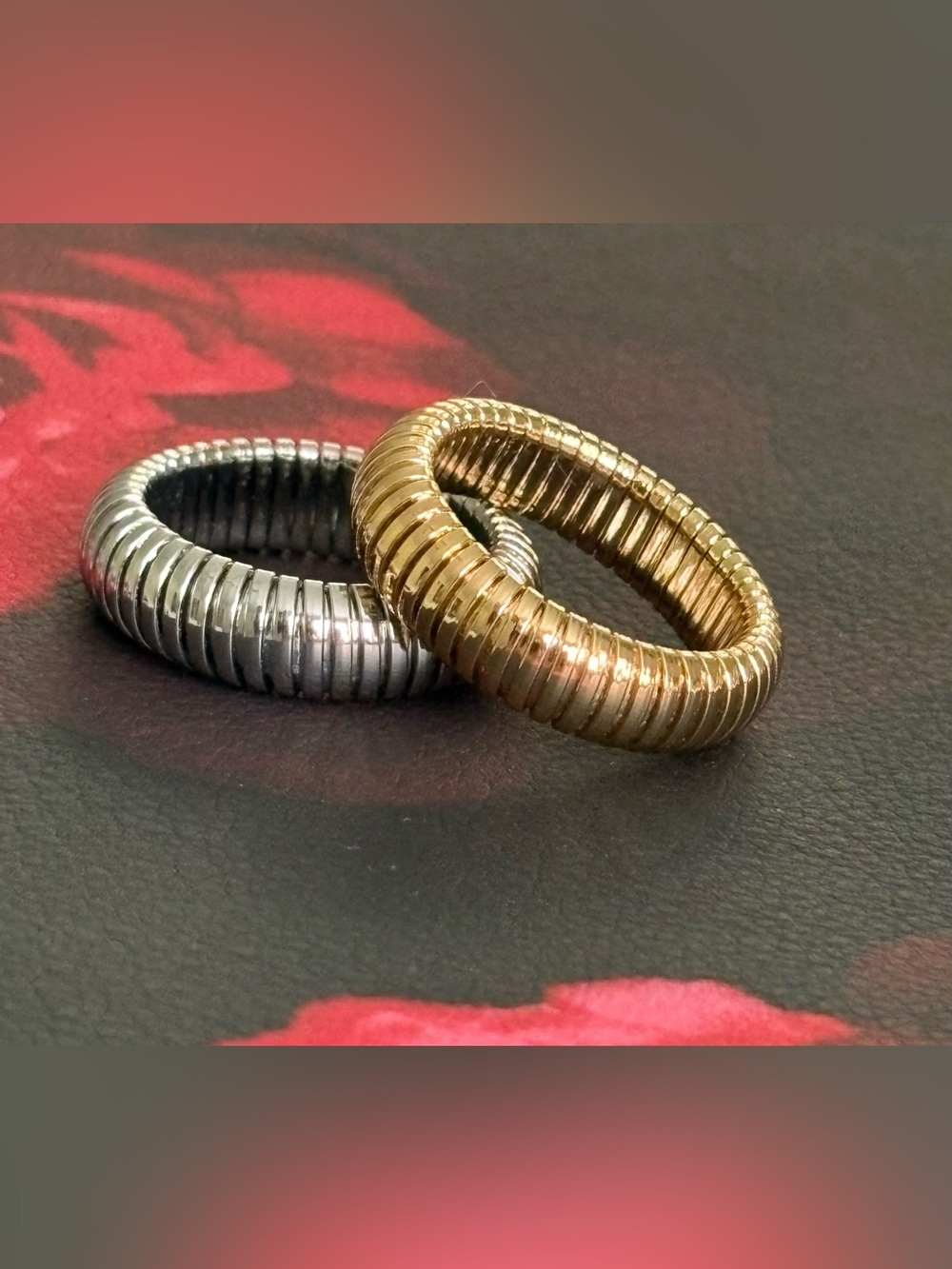 Stella & Dot Snake Ring Duo